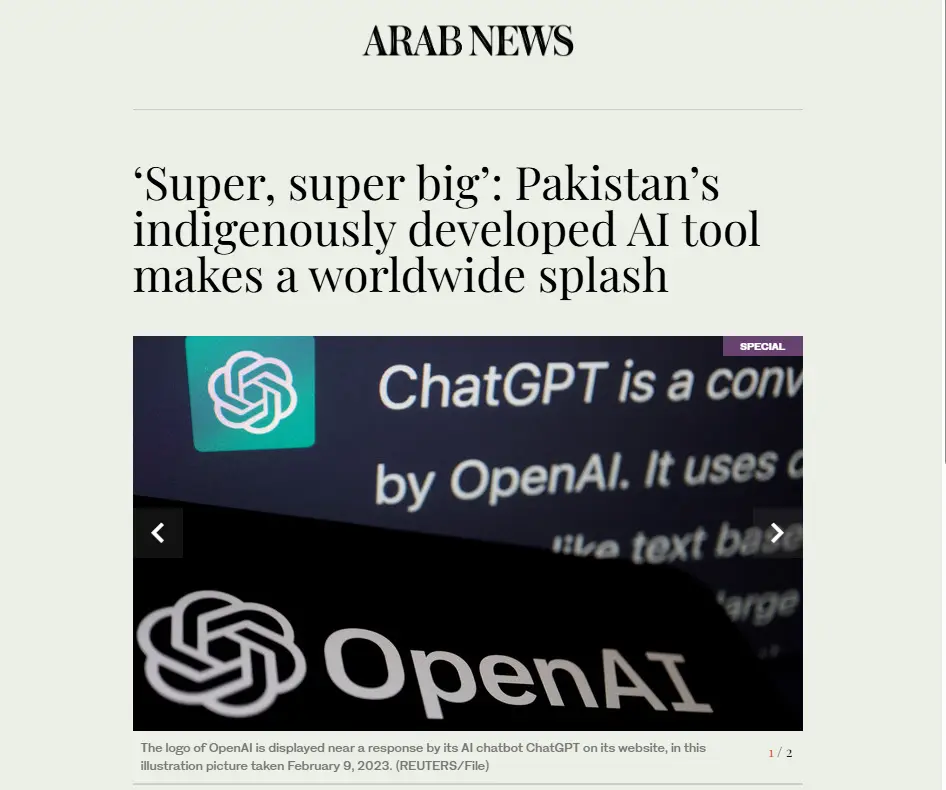 Arab News Feature